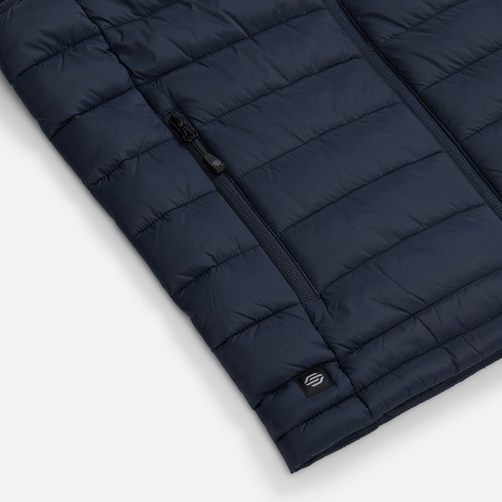 Жилет компактный мужской Stavanger, темно-синий с серым (navy), размер XXL