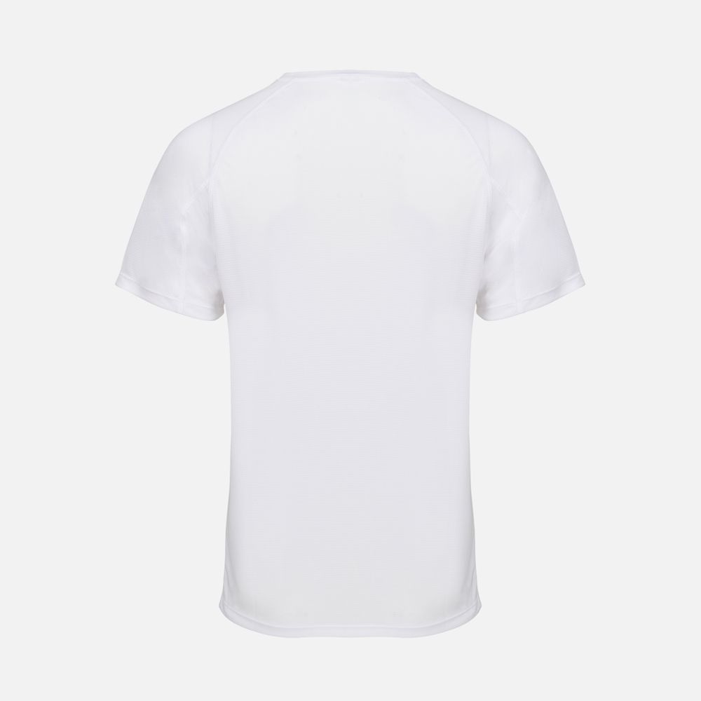 Футболка спортивная унисекс Vortex, белая, размер L