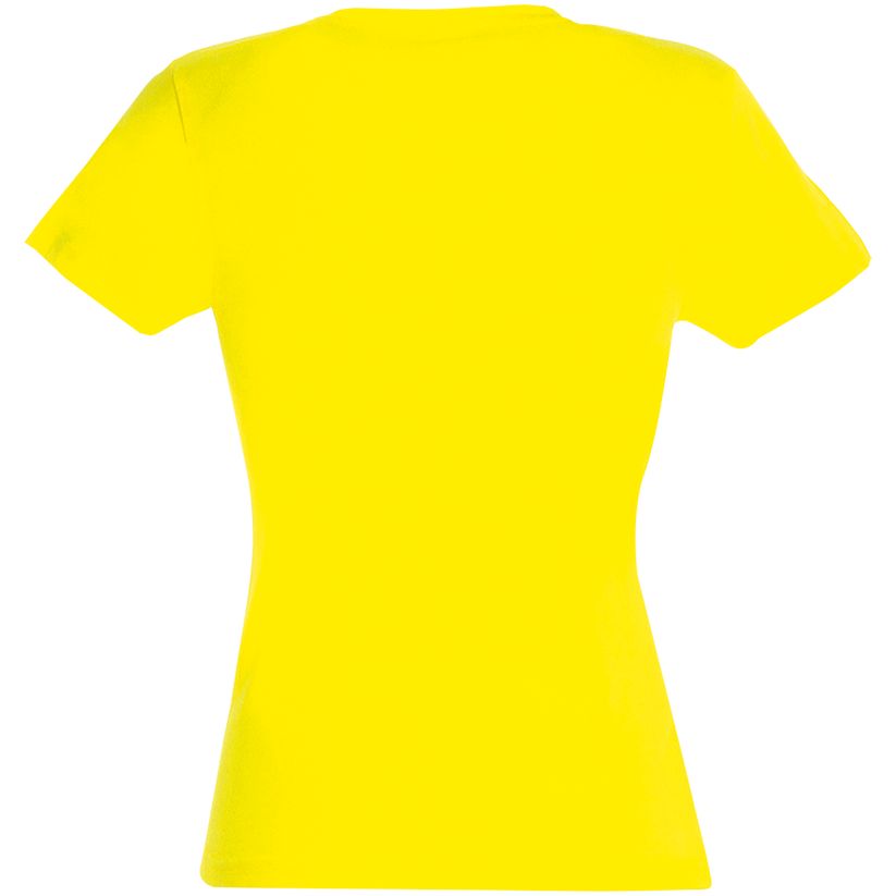 Футболка женская Miss 150 желтая (лимонная), размер M