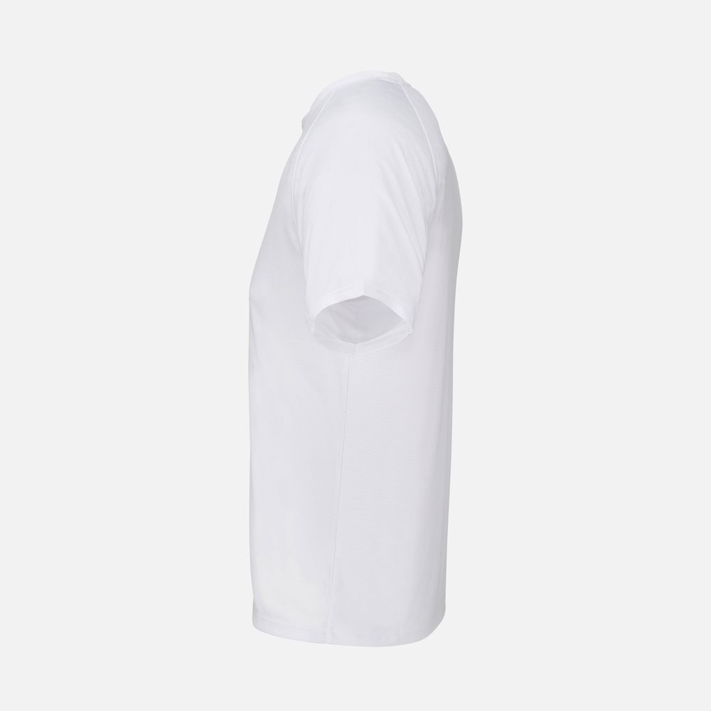 Футболка спортивная унисекс Vortex, белая, размер L