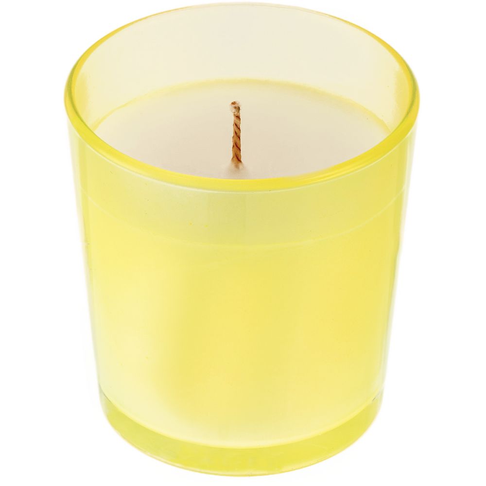 Свеча ароматическая Ristoro, желтая, ягоды в игристом