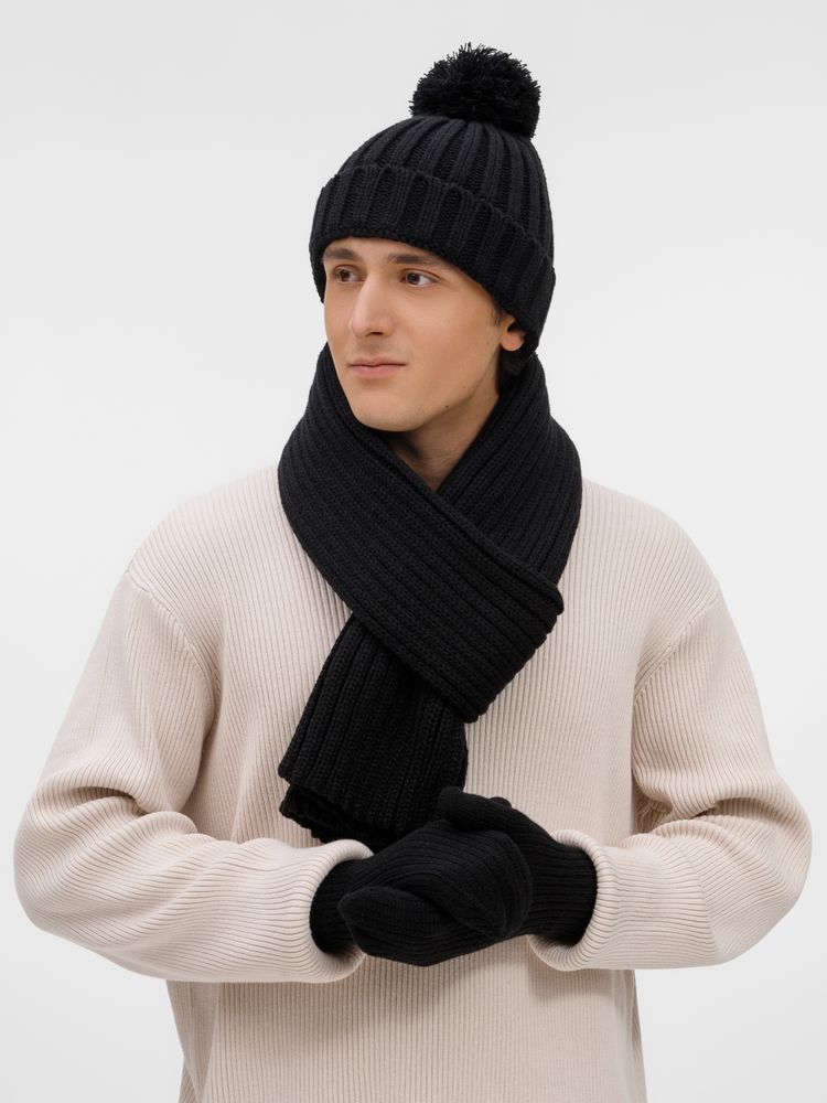 Шапка HappyGo, черная