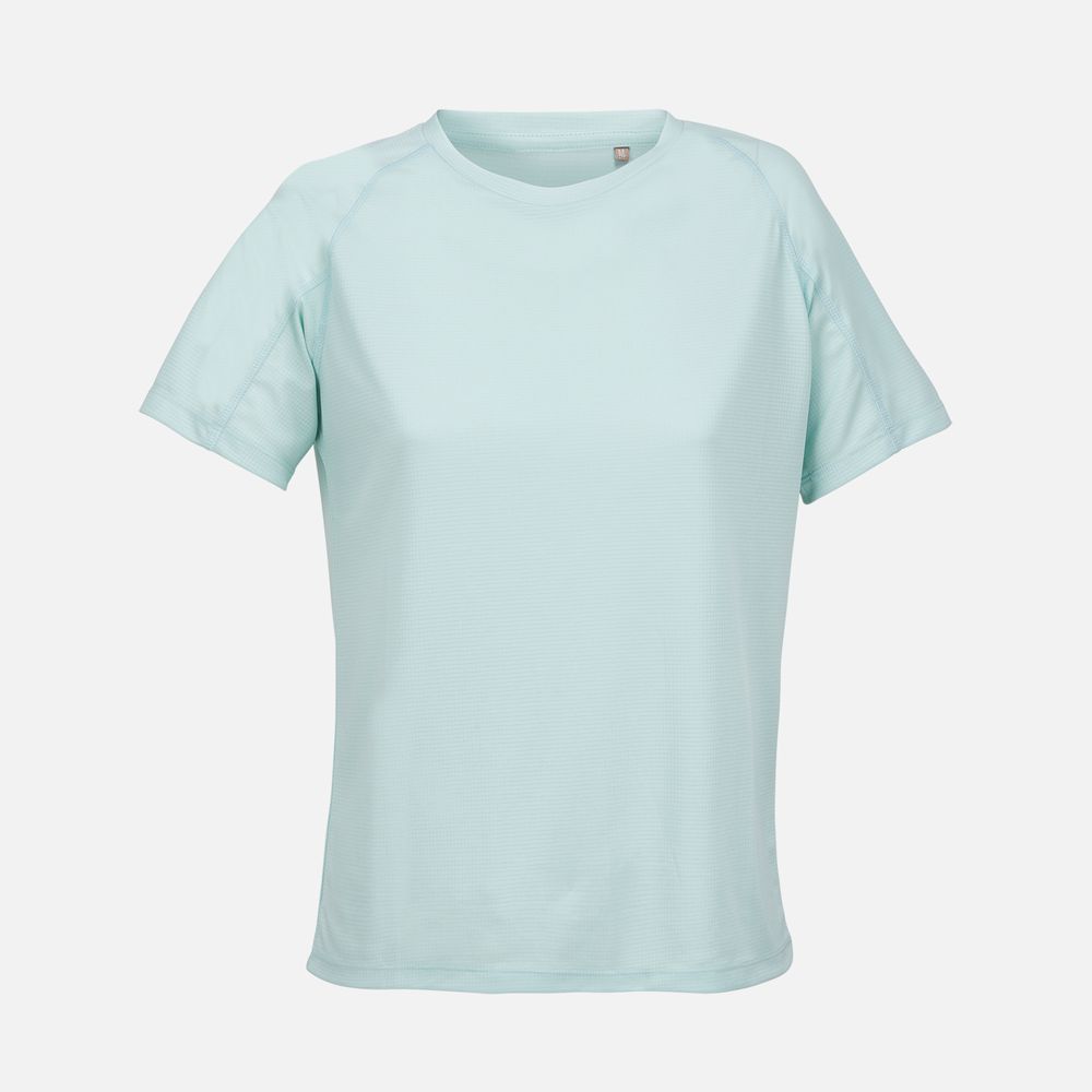 Футболка спортивная женская Vortex Women, зелено-голубая, размер L