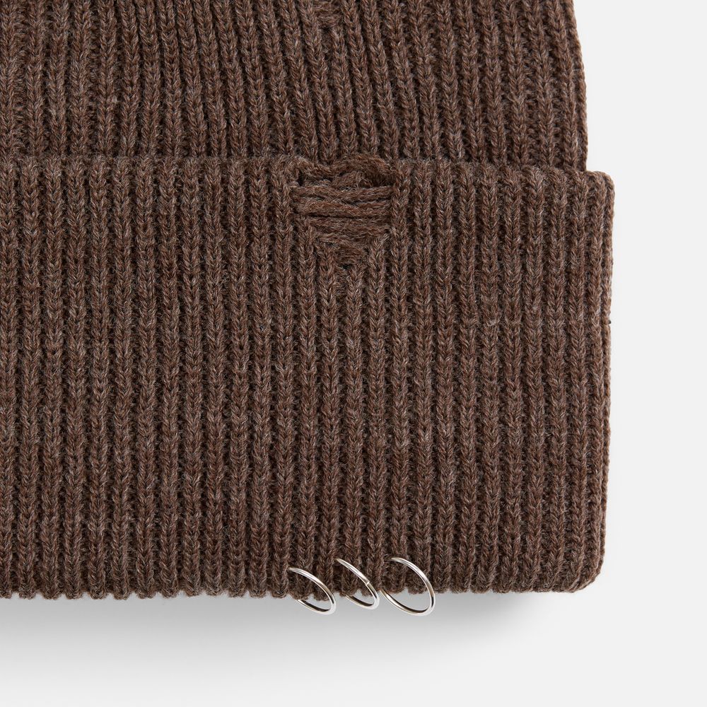 Шапка Ribelle, коричневый меланж