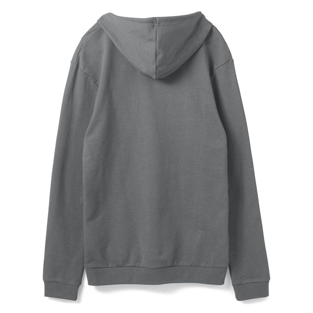 Толстовка с капюшоном унисекс Hoodie, серая (стальная), размер 3XL