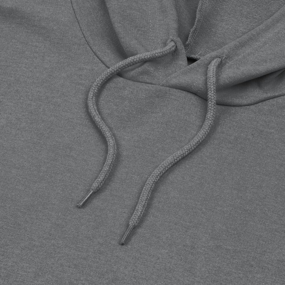 Толстовка с капюшоном унисекс Hoodie, серая (стальная), размер XL