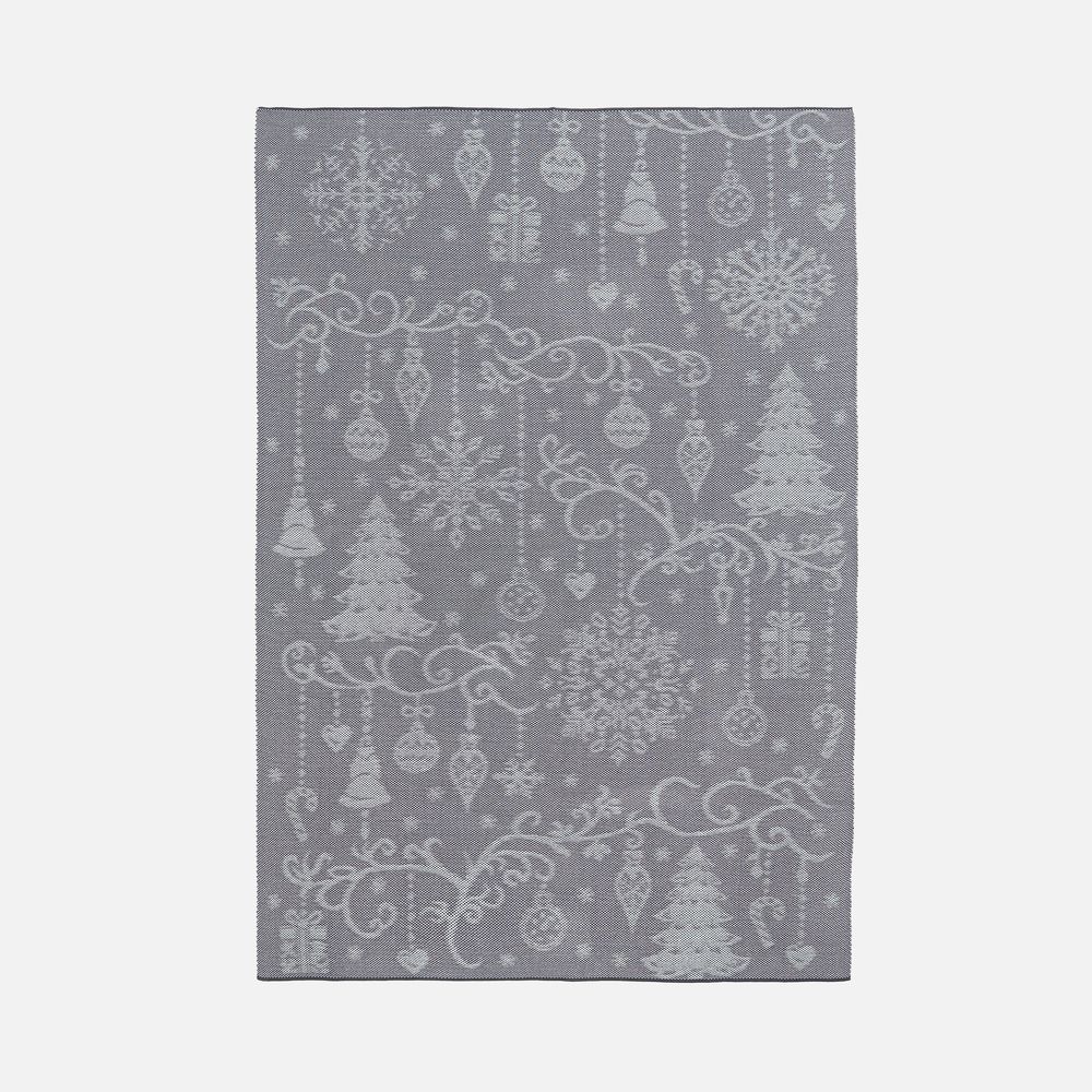 Плед Adventino, темно-серый с молочным