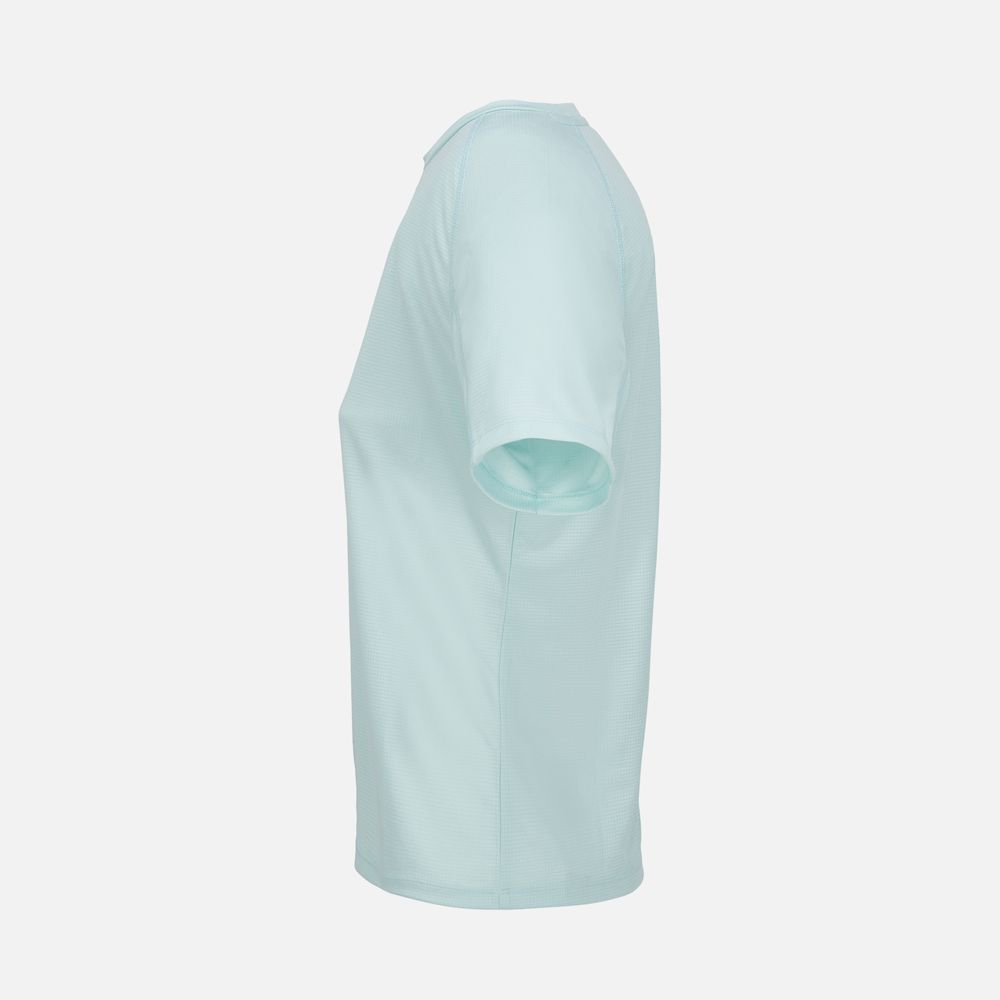 Футболка спортивная женская Vortex Women, зелено-голубая, размер L