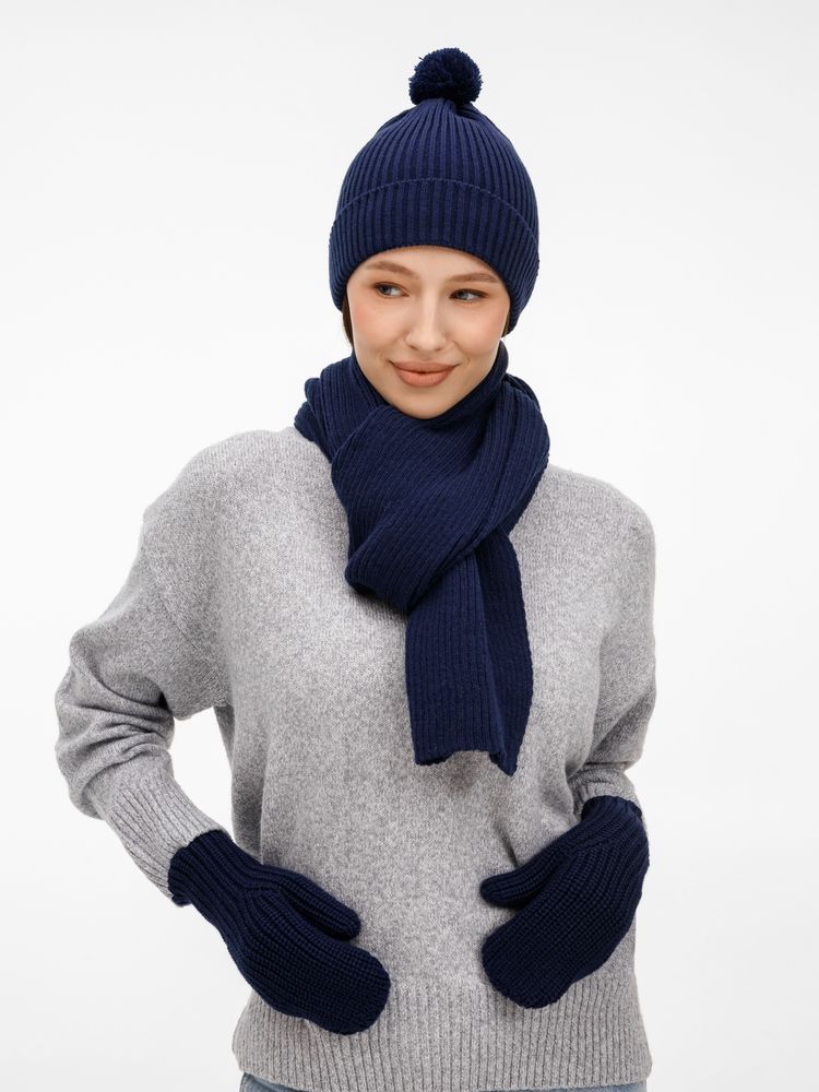 Варежки Catch Match, темно-синие, размер L/XL