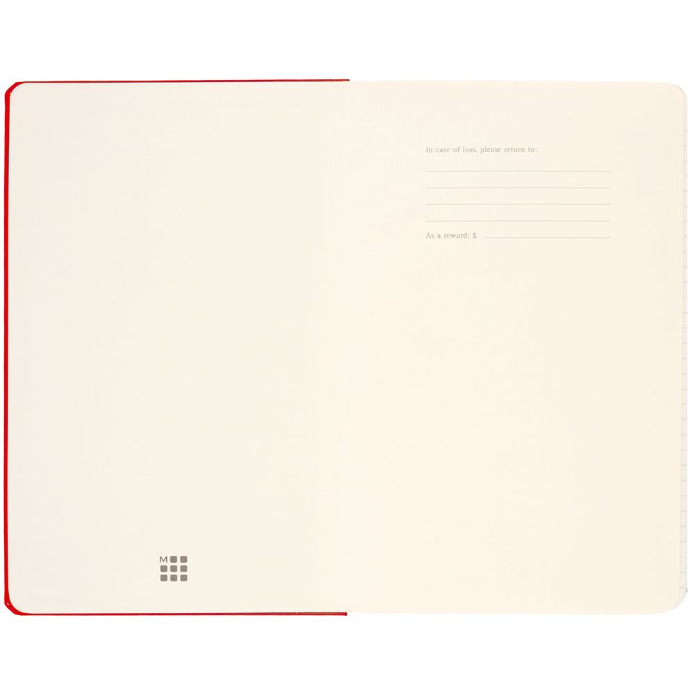 Записная книжка Moleskine Classic Large, в линейку, красная