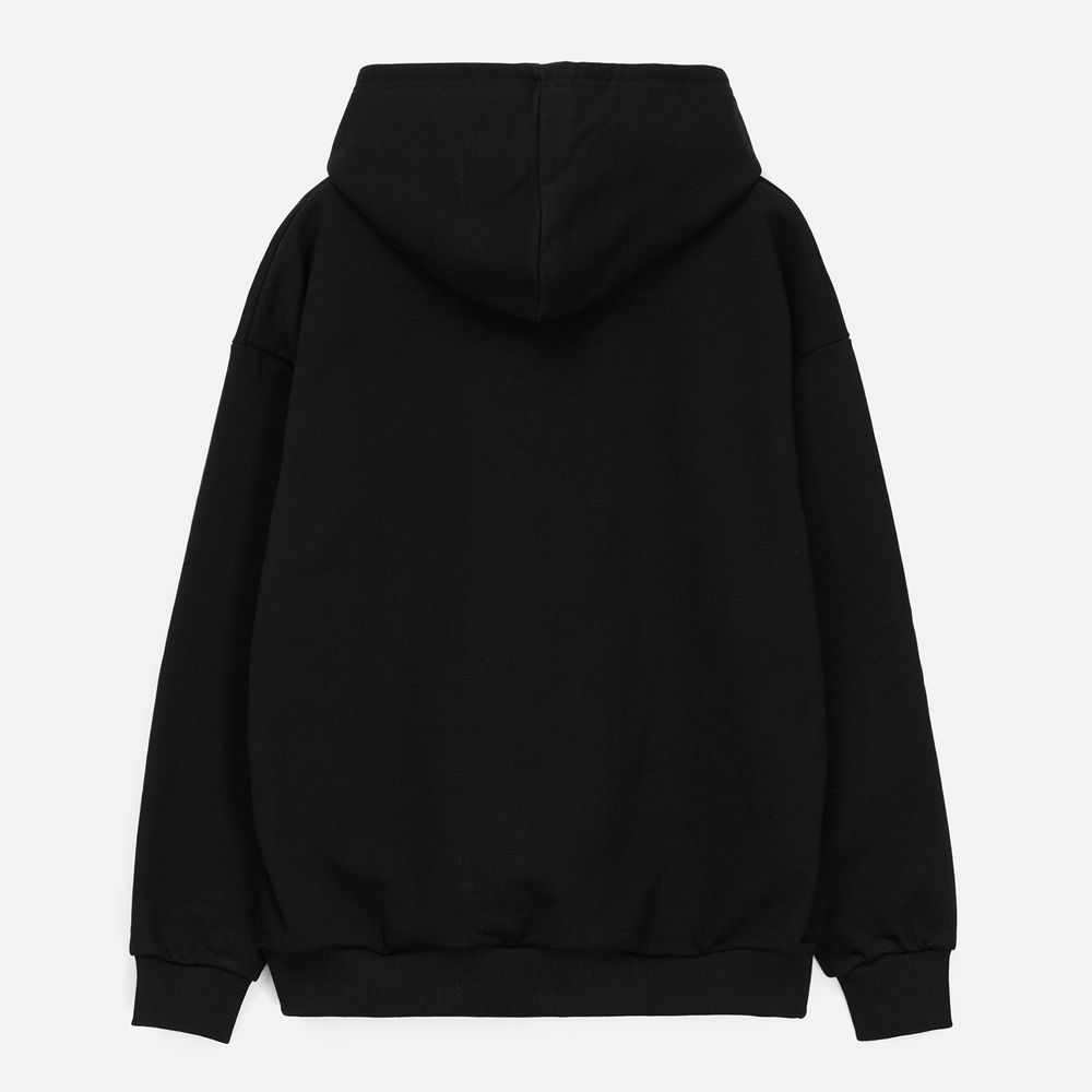 Худи унисекс оверсайз Daylero, черное, размер XS/S