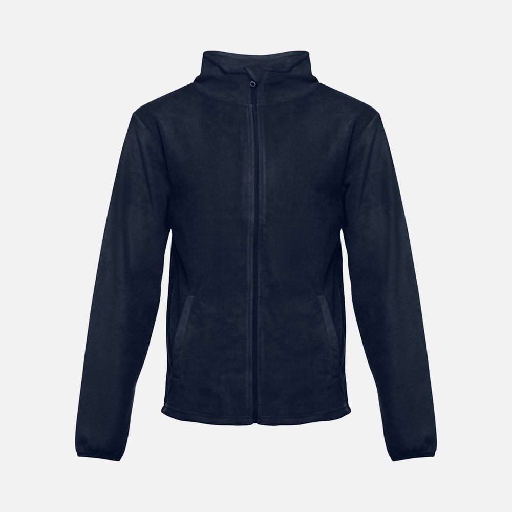 Куртка флисовая мужская Helsinki, темно-синяя, размер S