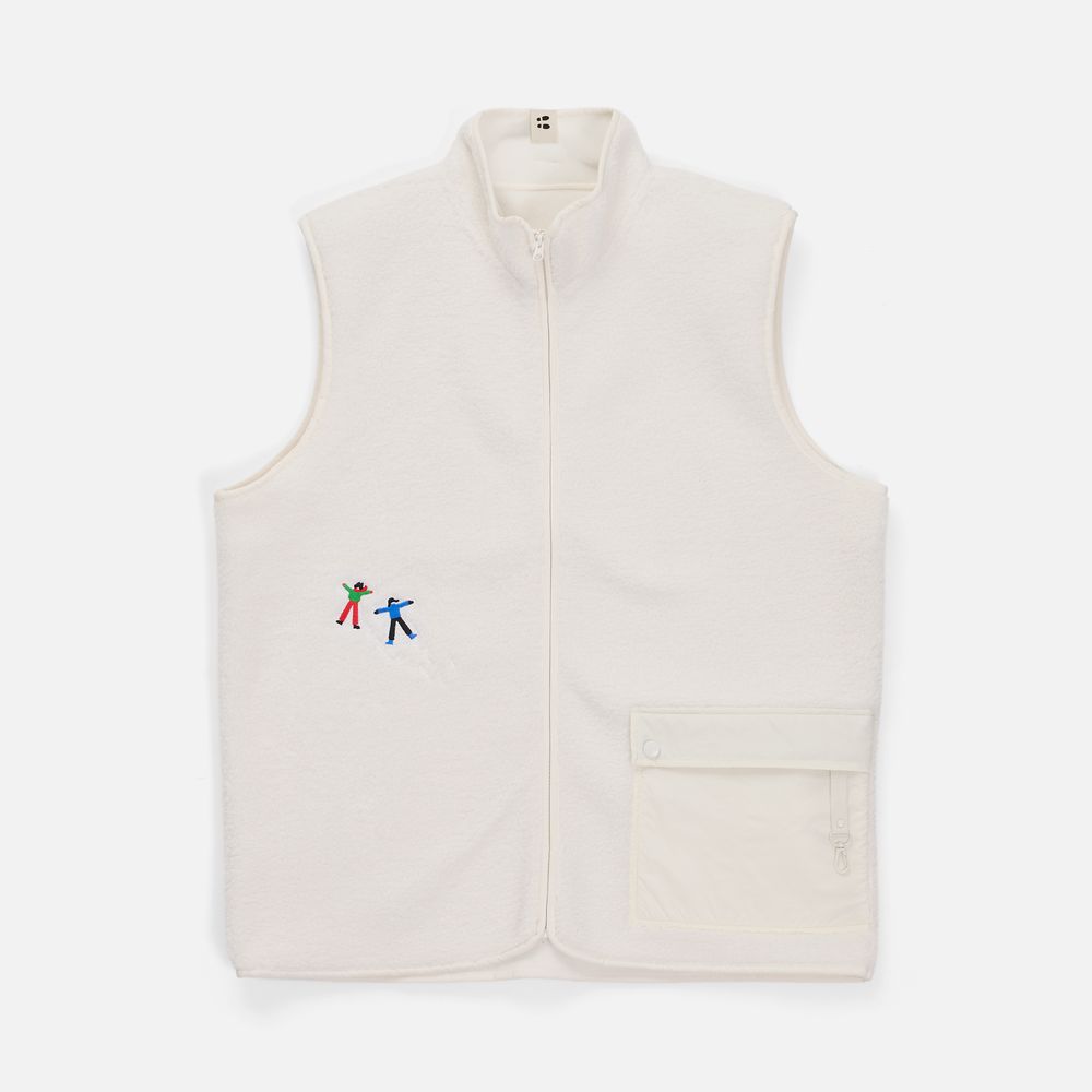 Жилет унисекс Oblako, светло-серый, размер M/L