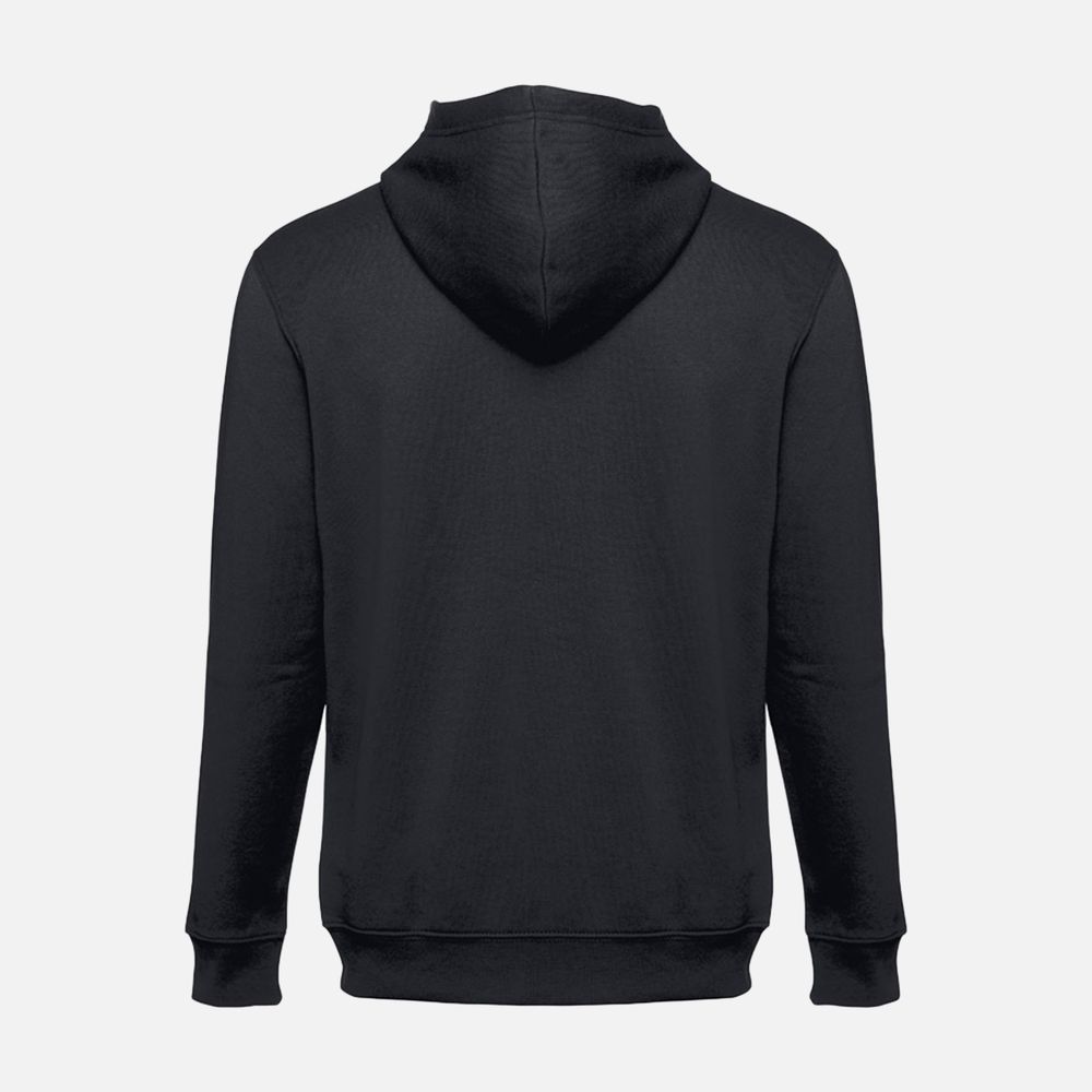 Толстовка мужская на молнии с капюшоном Amsterdam, черная, размер S