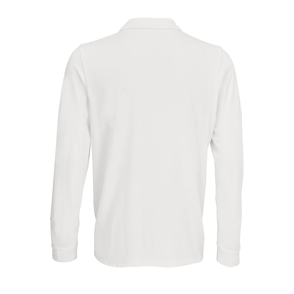 Рубашка поло с длинным рукавом Prime LSL, белая, размер 5XL