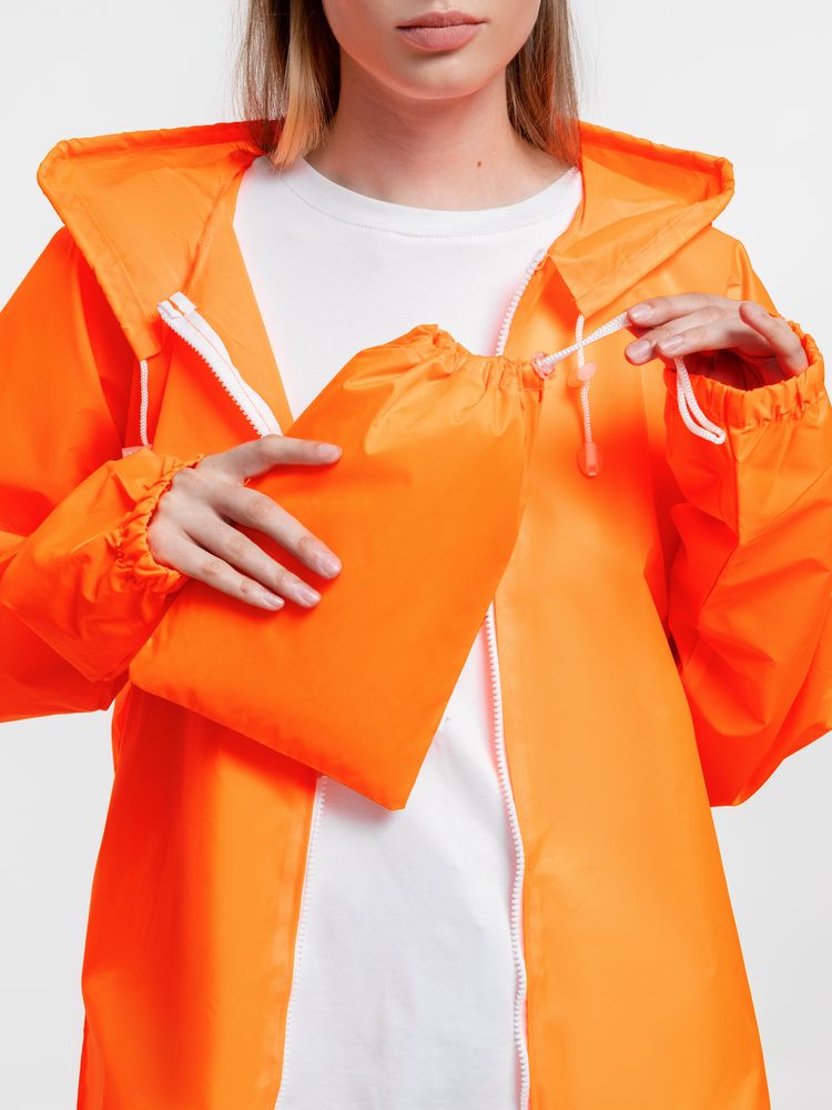 Дождевик Rainman Zip оранжевый неон, размер L
