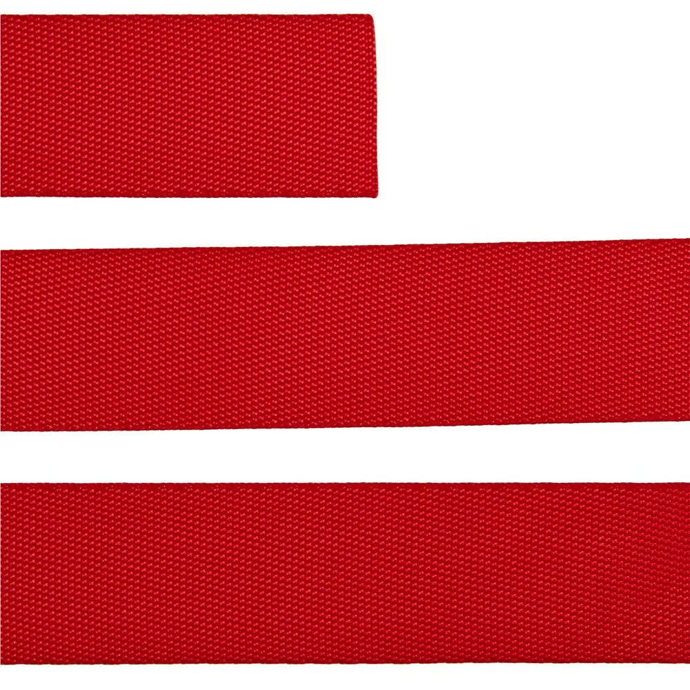 Стропа текстильная Fune 25 S, красная, 10 см