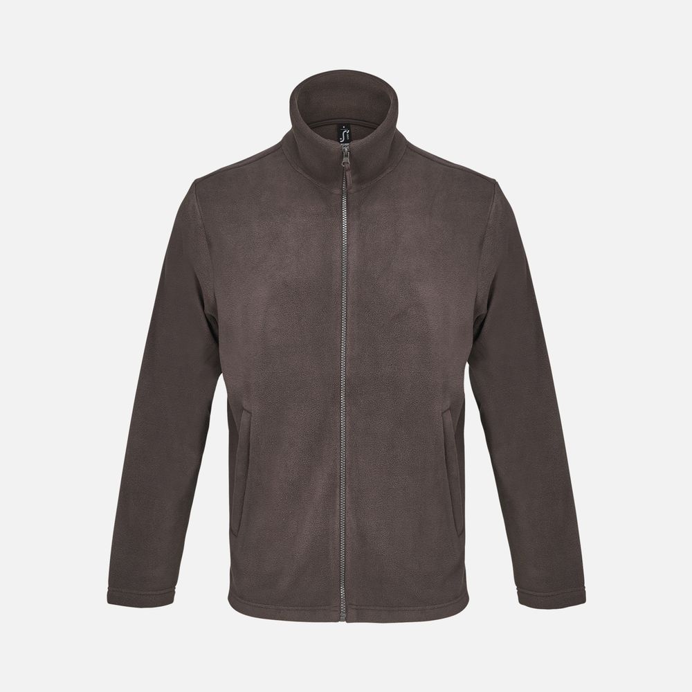 Куртка флисовая унисекс Nitro, коричневая, размер S