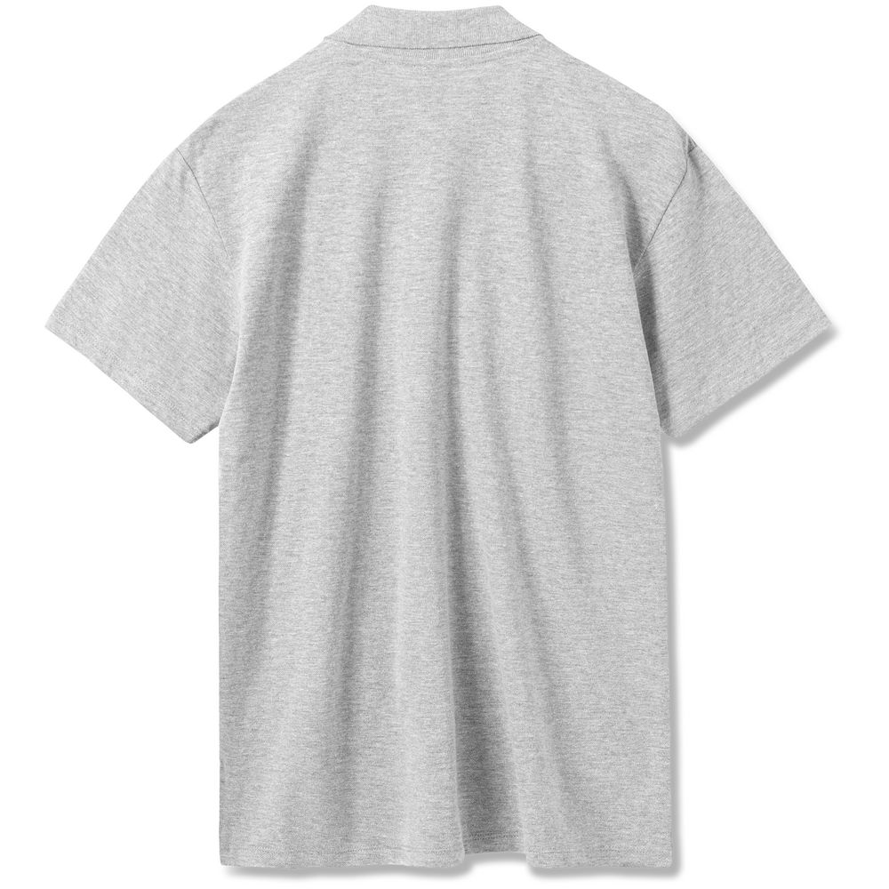 Рубашка поло мужская Summer 170 светло-серый меланж, размер L