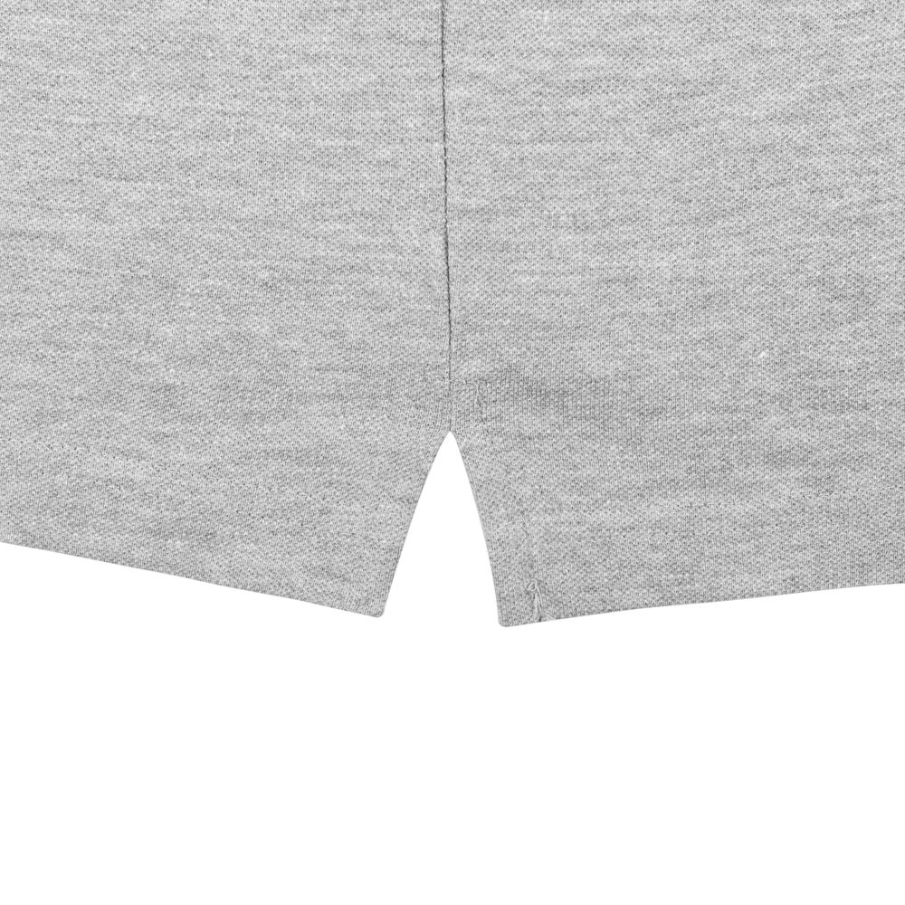 Рубашка поло Heavymill серый меланж, размер XXL
