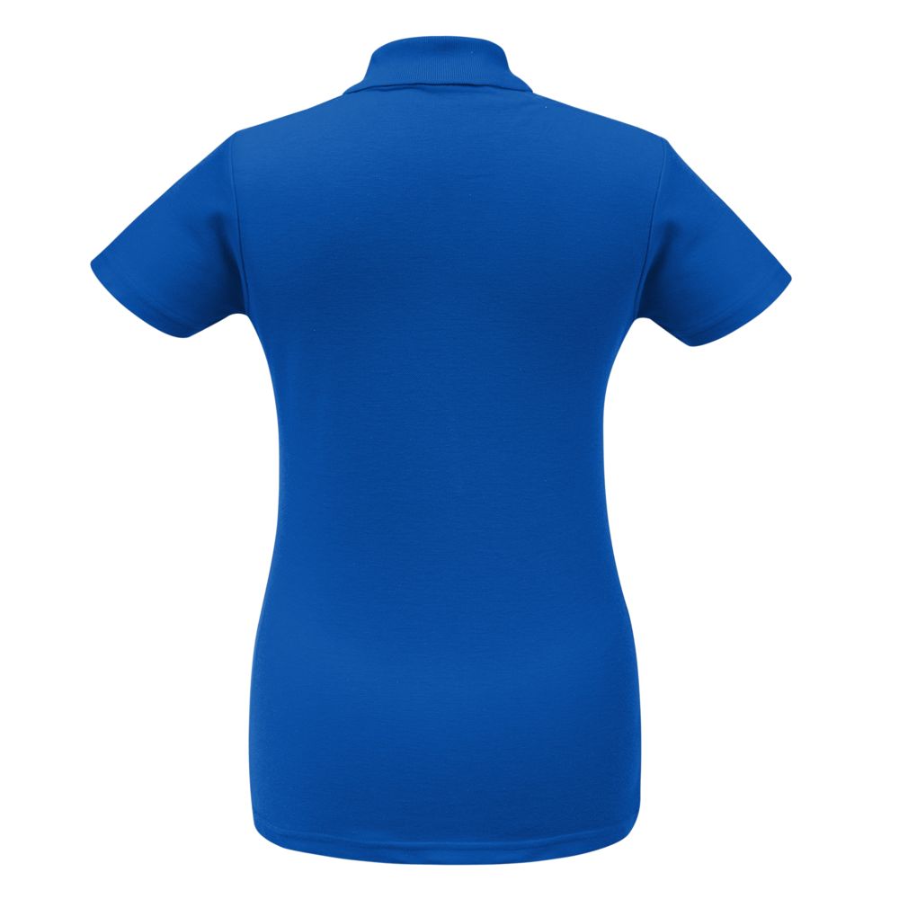 Рубашка поло женская ID.001 ярко-синяя, размер L