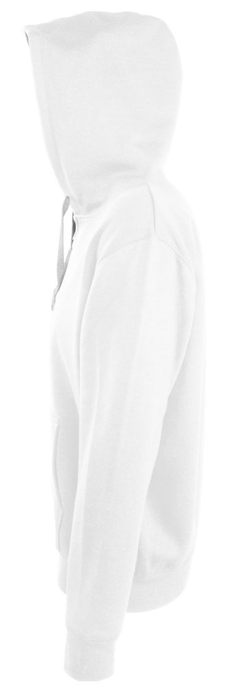 Толстовка мужская на молнии Soul Men 290 с контрастным капюшоном, белый, размер XXL