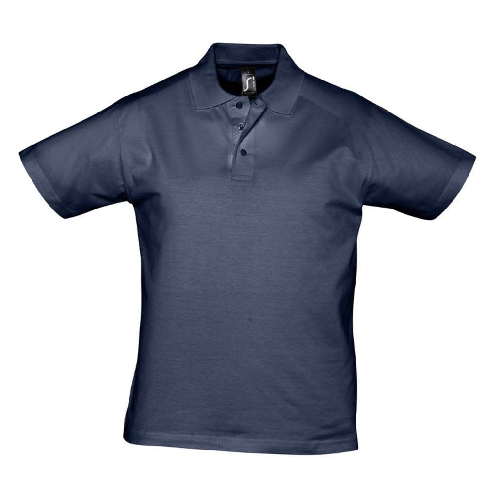 Рубашка поло мужская Prescott men 170 темно-синяя с белым, размер 3XL