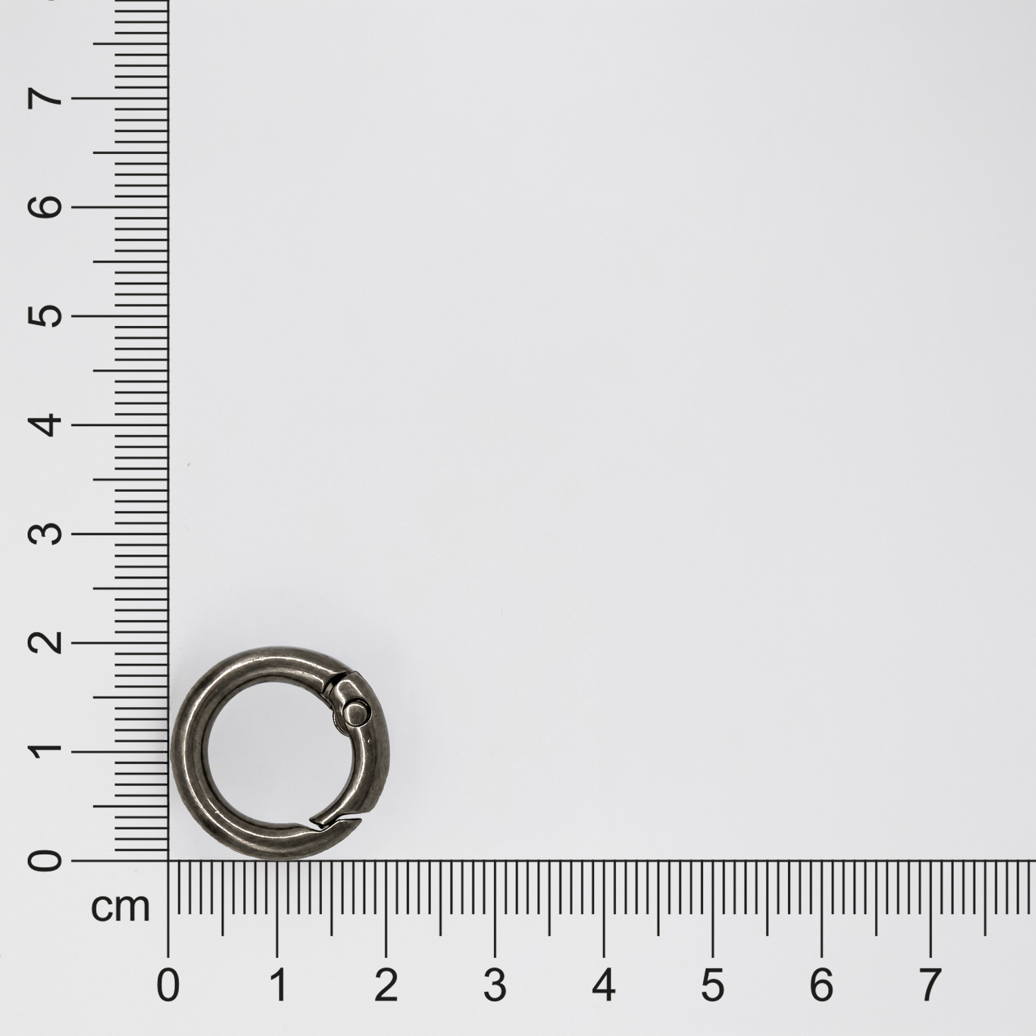 Карабин-кольцо Ring для обвеса, d=2см (чёрный никель)