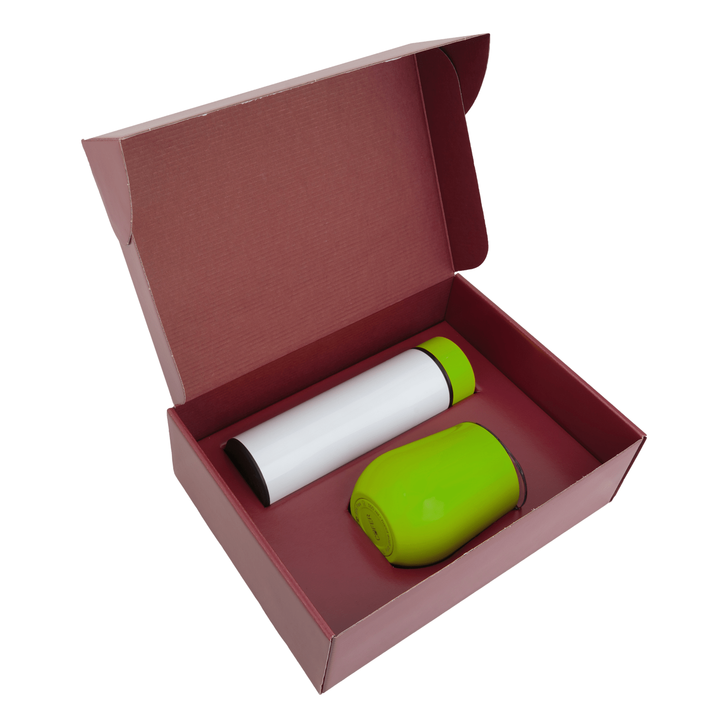 Набор Hot Box Duo CW (белый с салатовым)