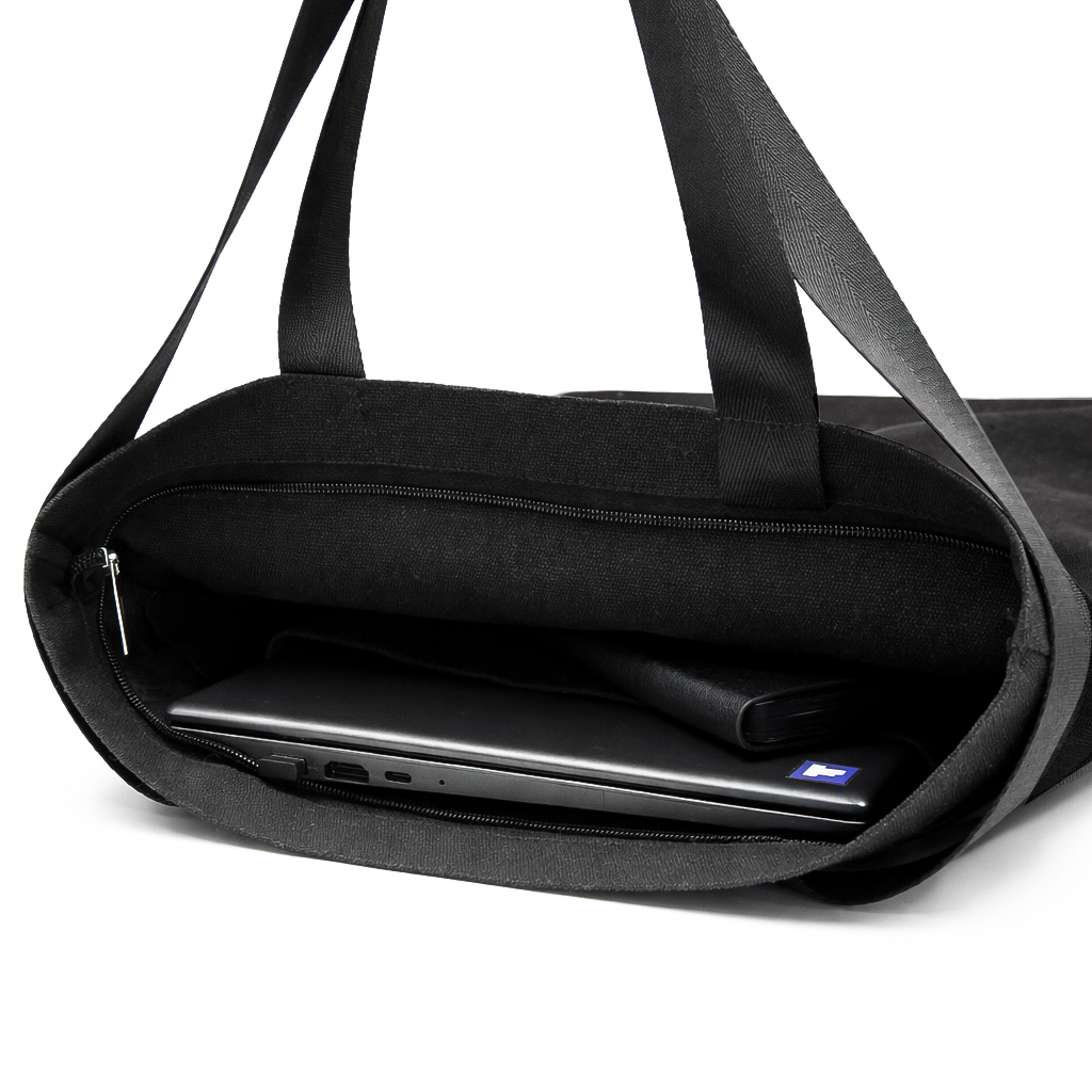 Шоппер/рюкзак Superbag Transformer, с молнией и двумя отделениями (черный)