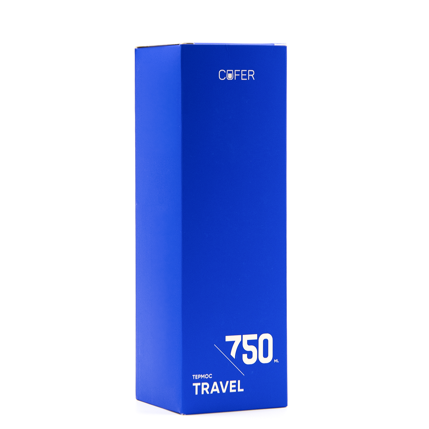 Термос Travel софт-тач 750мл (синий)