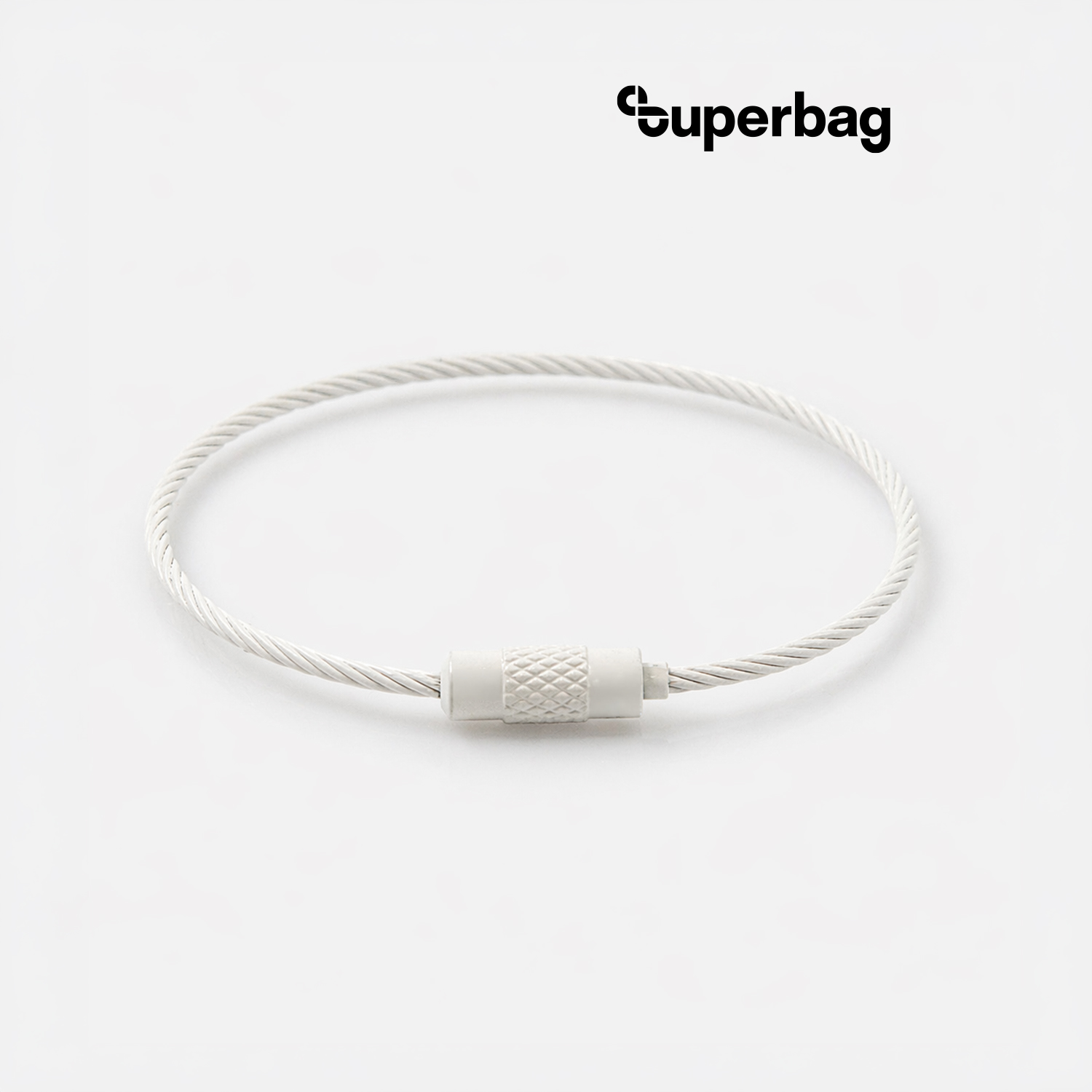 Тросик-кольцо Ring для обвеса, L=15см (белый)