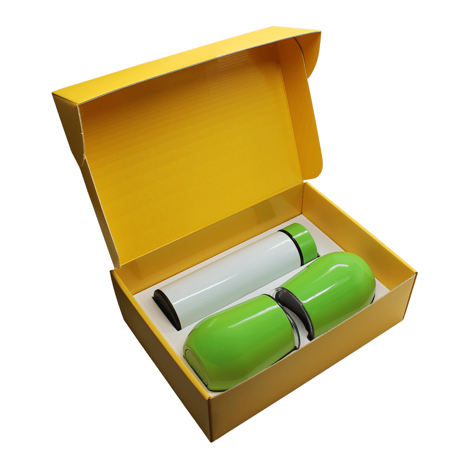 Набор Hot Box Duo C2W W (белый с салатовым)