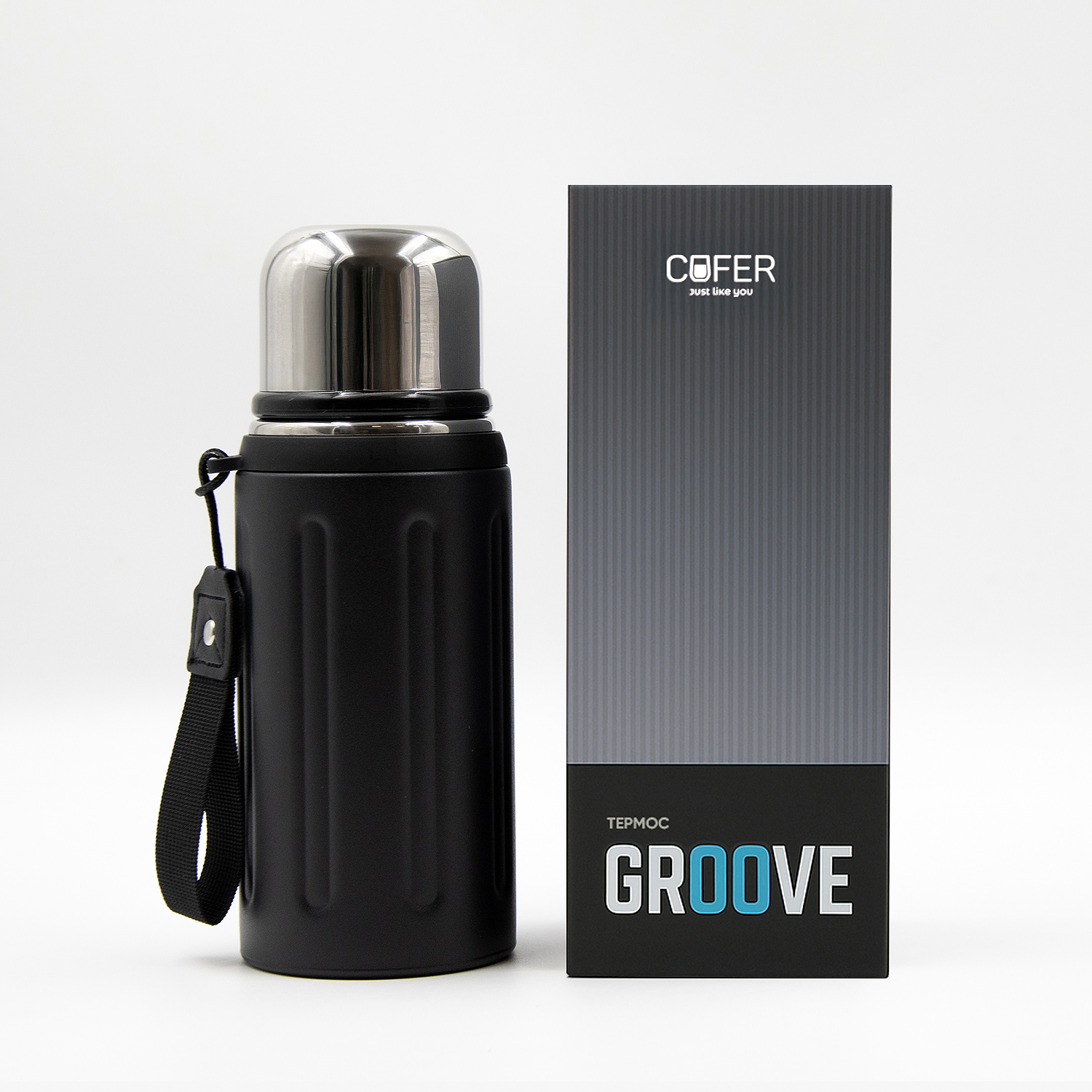 Термос Groove (черный)