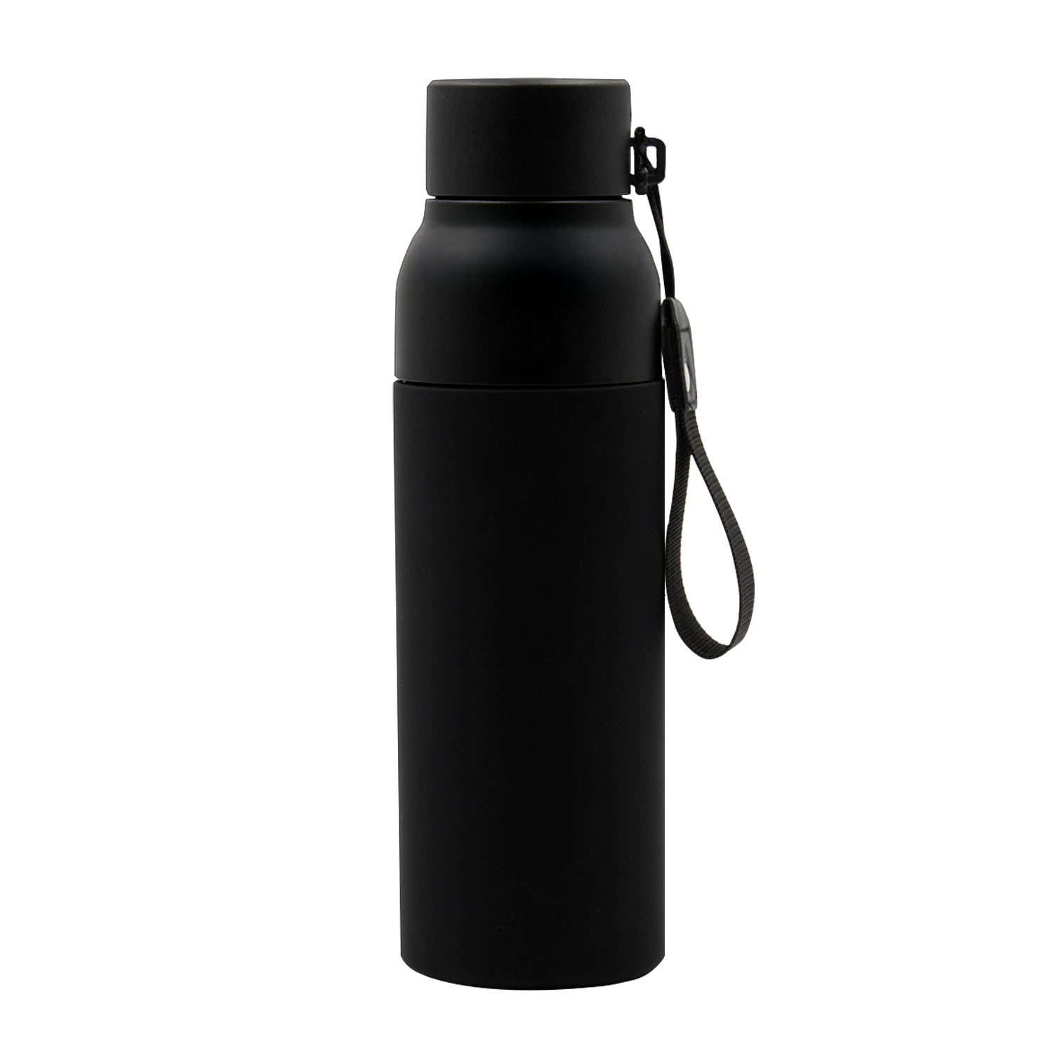 Термобутылка Button Black (черный)