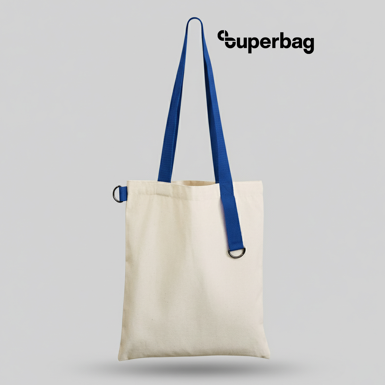 Шоппер Superbag (неокрашенный с синим)