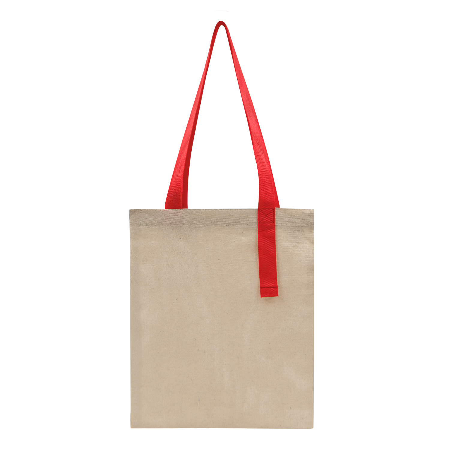 Шоппер Superbag Light, с внутренним креплением-полукольцо (неокрашенный с красным)