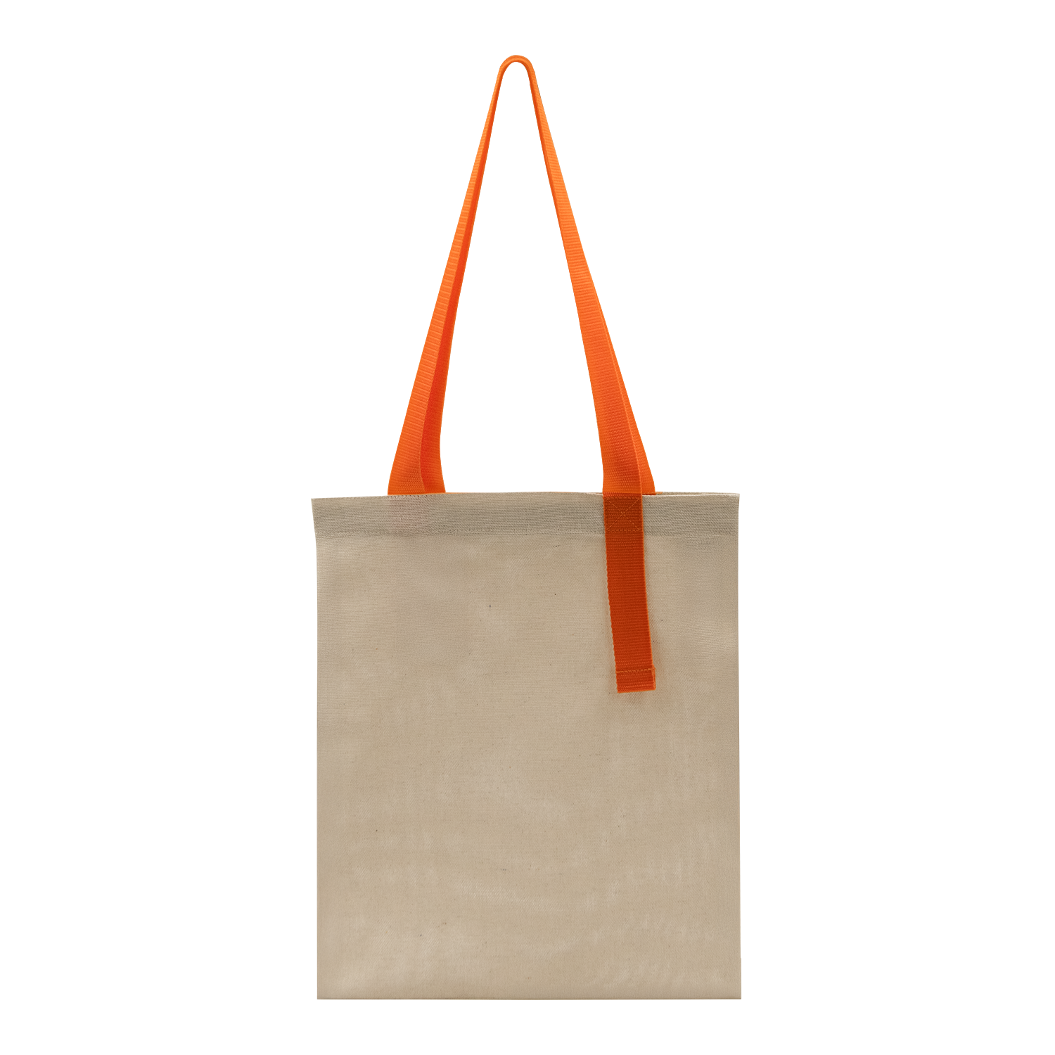 Шоппер Superbag Light, с внутренним креплением-полукольцо (неокрашенный с оранжевым)