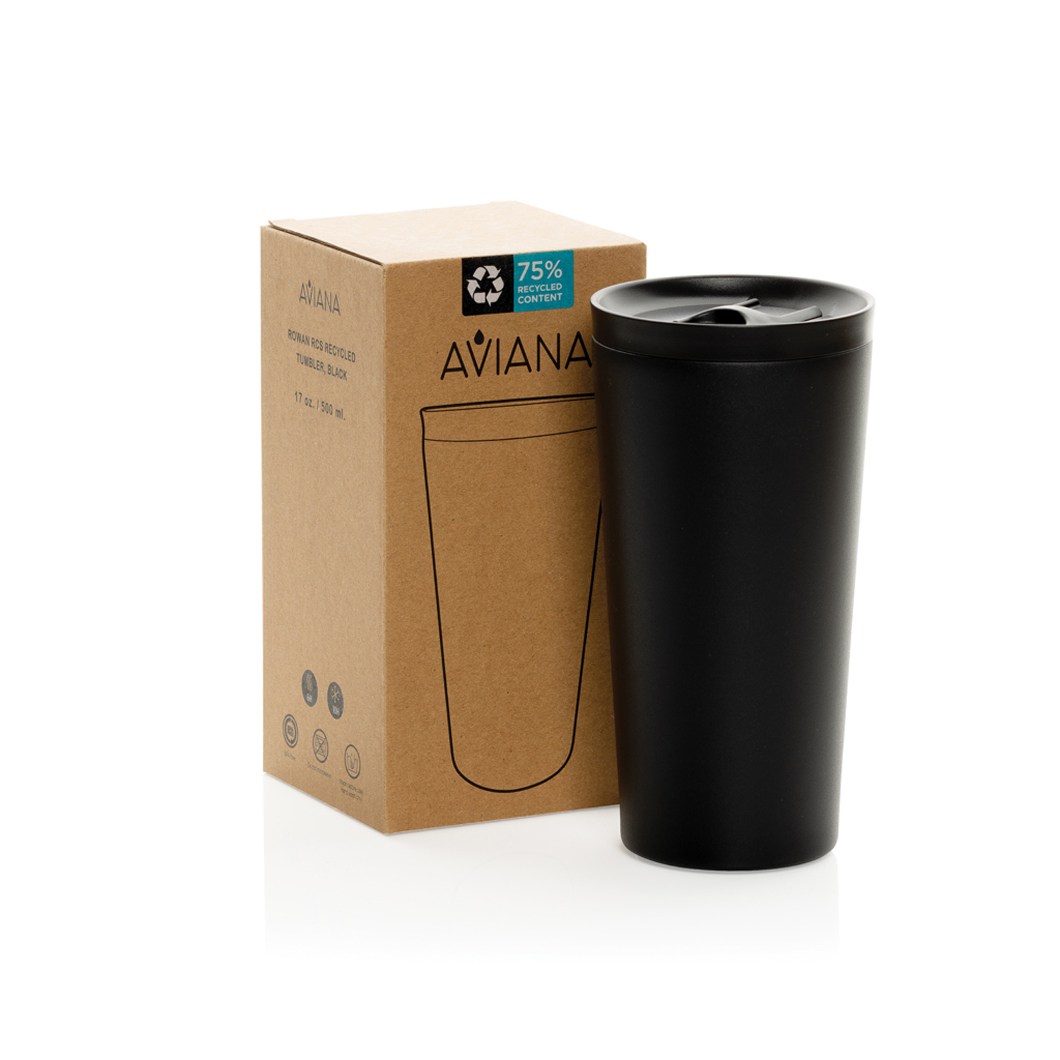 Термокружка Aviana™ Rowan из переработанной стали RCS, 500 мл