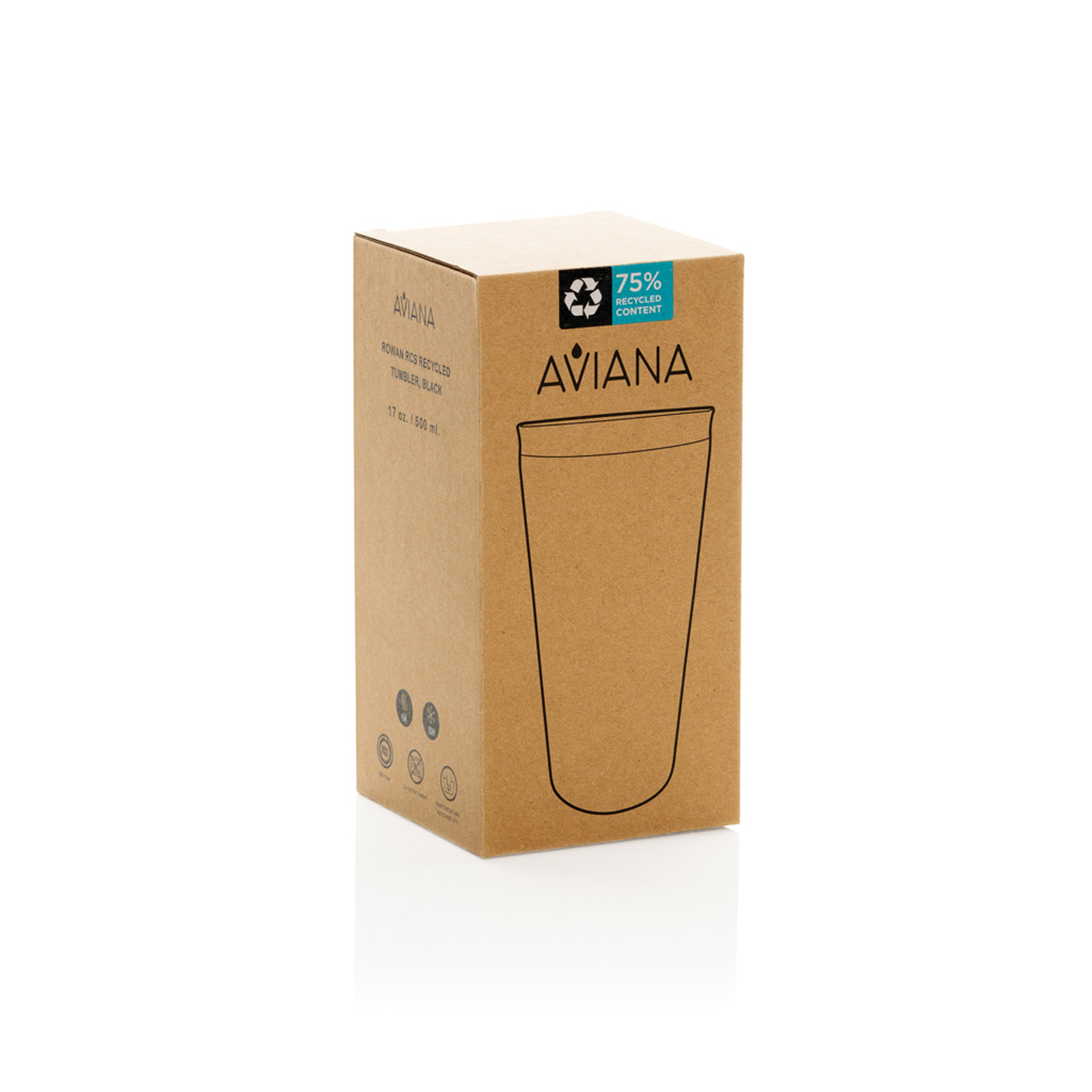 Термокружка Aviana™ Rowan из переработанной стали RCS, 500 мл