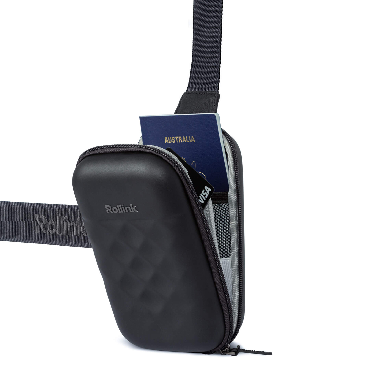 Дорожная сумочка Rollink Mini Bag Go 19,5x12x6 см, черная