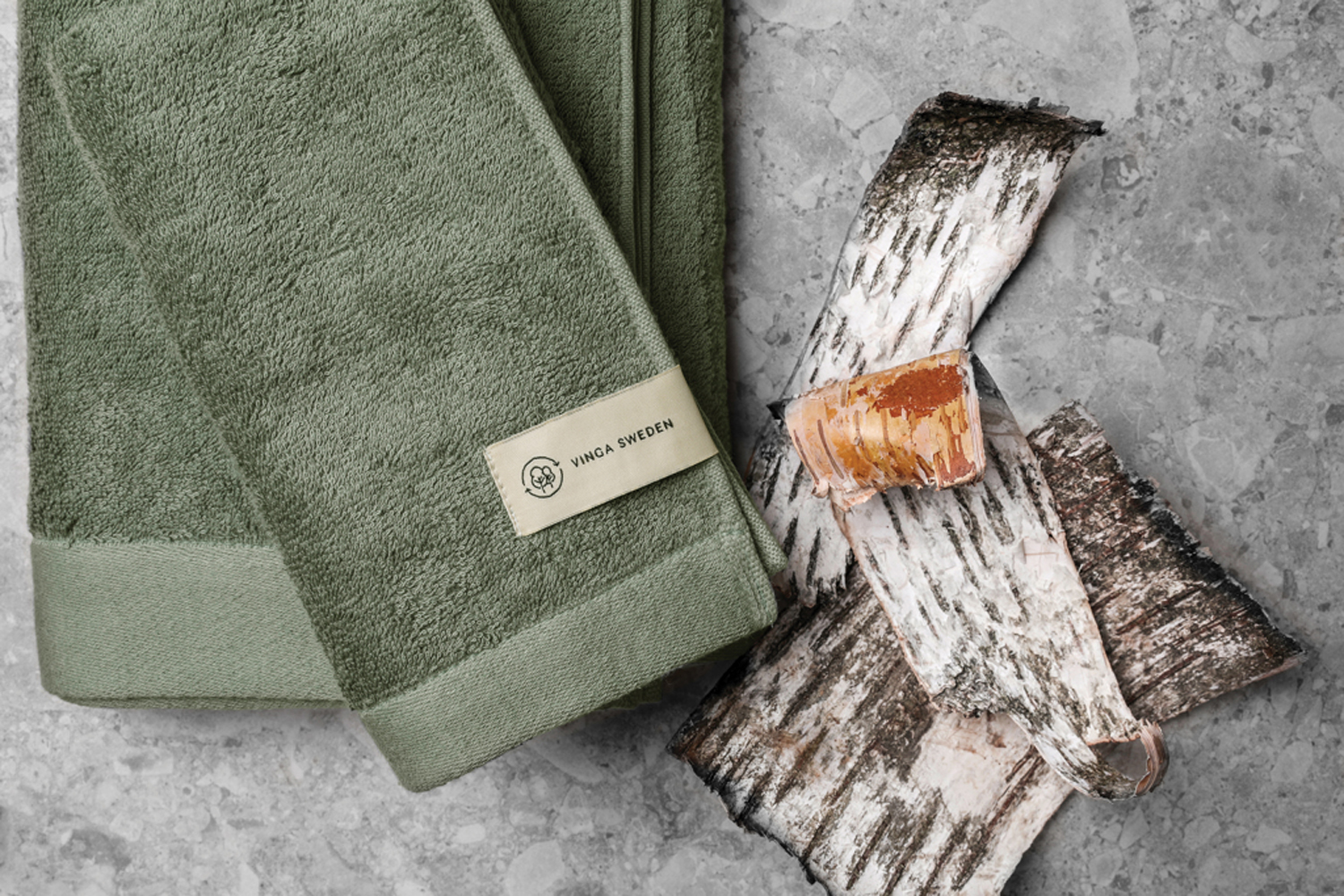 Полотенце VINGA Birch, 70x140 см