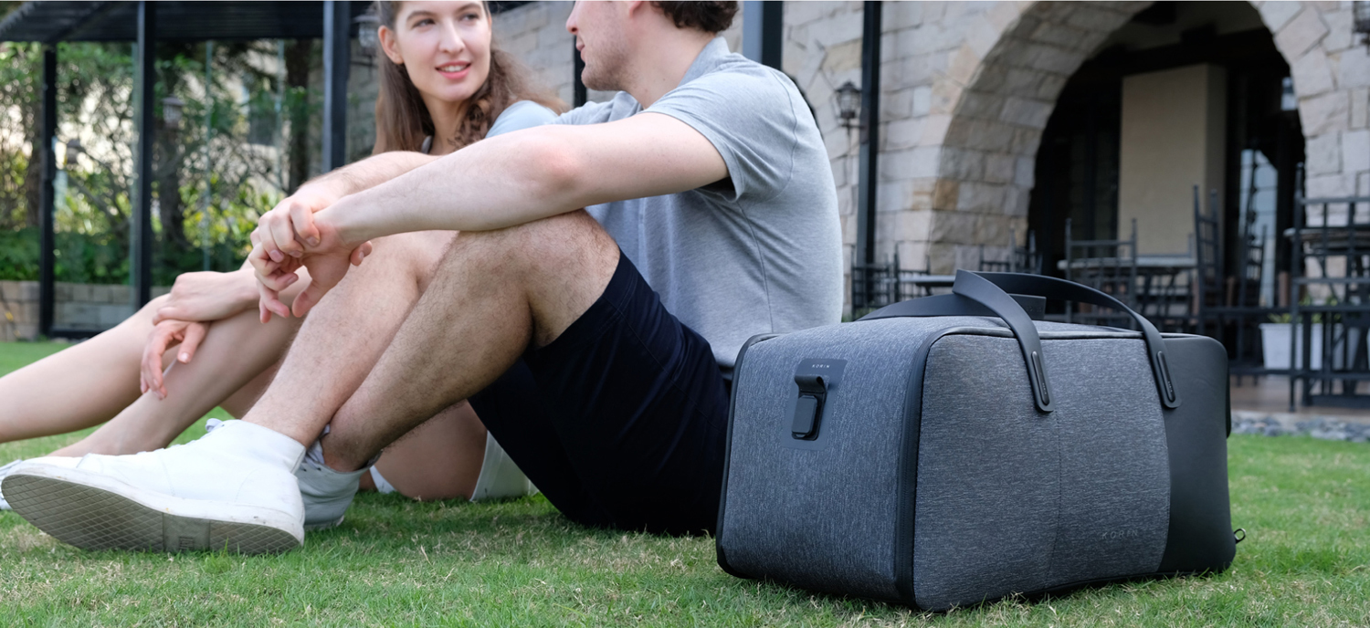 Дорожная сумка KORIN FlexPack Go 53х23х26 см, темно-серая