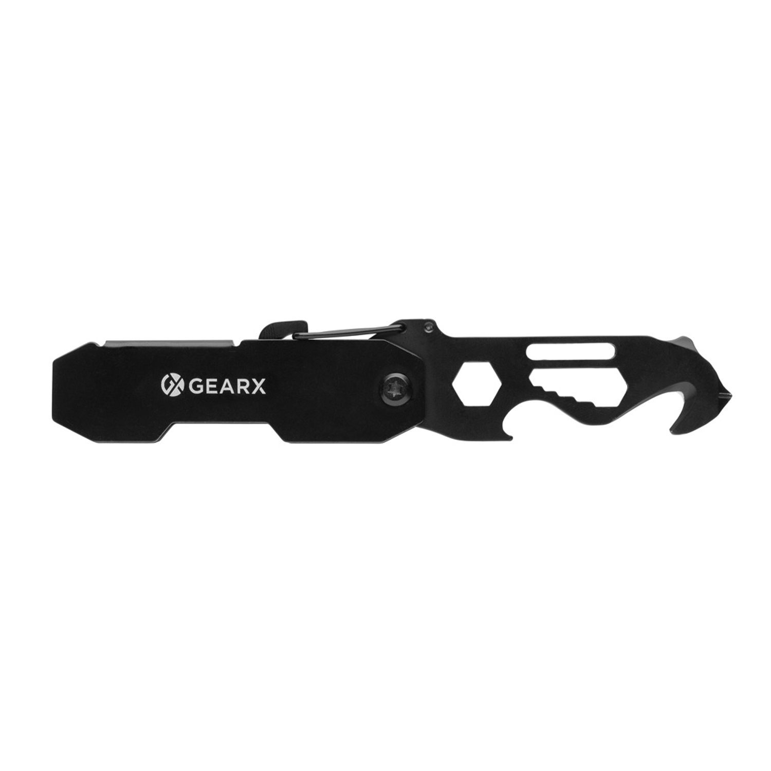 Мультитул GearX с карабином и открывалкой для посылок