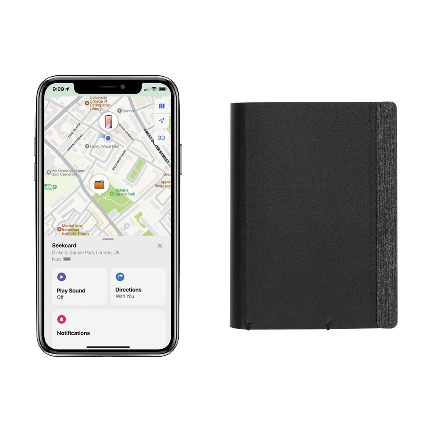 Картхолдер Seekcard с технологией Find My