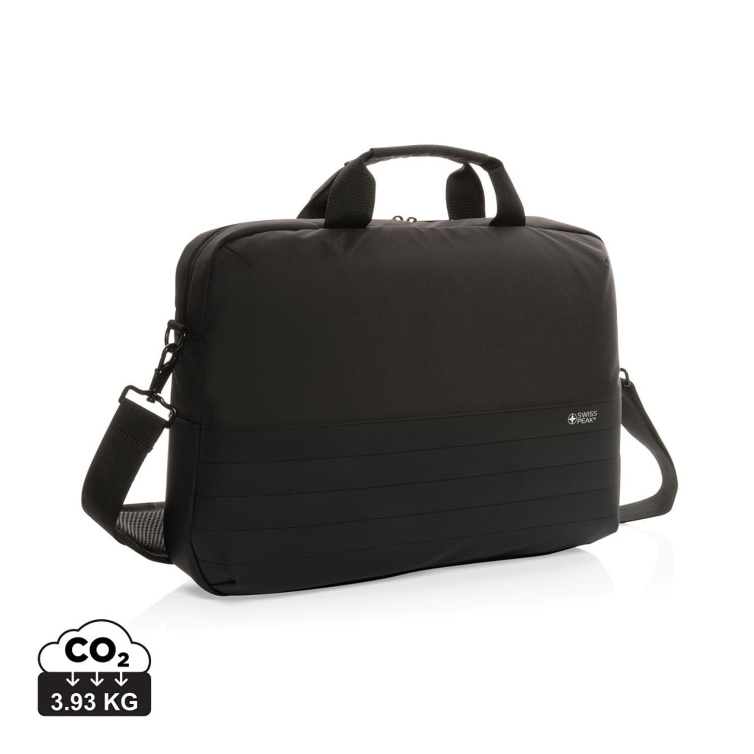 Сумка для ноутбука Swiss Peak с RFID-защитой из rPET AWARE™, 15,6’’