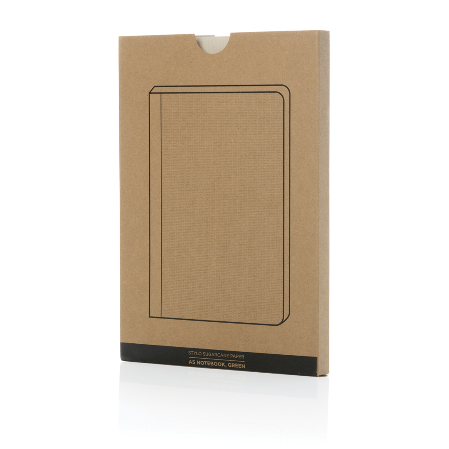 Блокнот Stylo из сахарного тростника (сертификат Bonsucro), A5