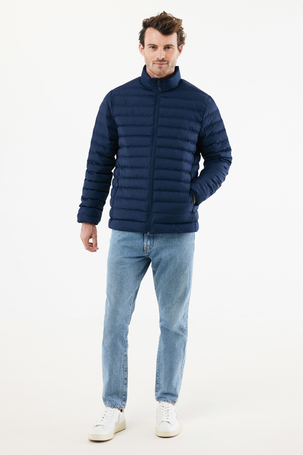 Мужская стеганая куртка Iqoniq Maiko из переработанного полиэстера AWARE™