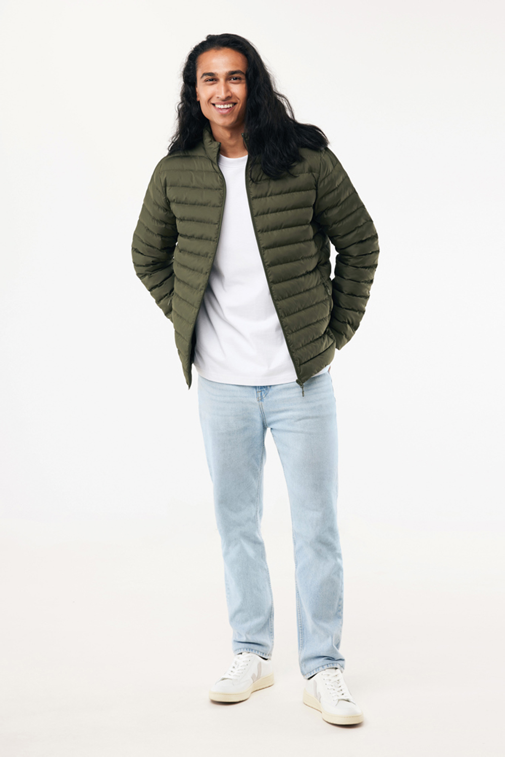 Мужская стеганая куртка Iqoniq Maiko из переработанного полиэстера AWARE™